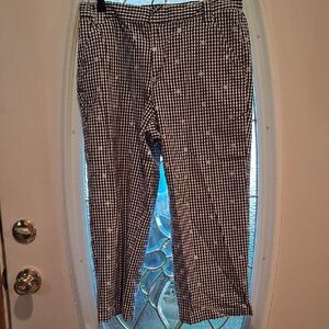 Sag Harbor Gingham Patterned Capris